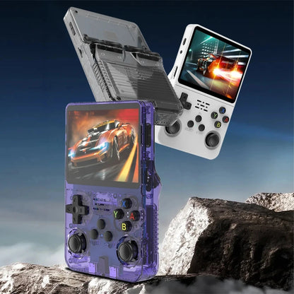 Handheld Game Console 3.5 Inch IPS Screen Retro Game Console Linux System Screen Portable Pocket Video Player